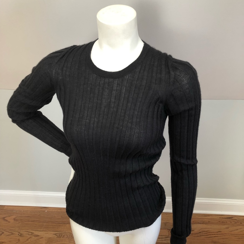 Beautiful Black JilSander Cashmere Top